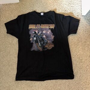 Harley Davidson Black Graphic T-Shirt